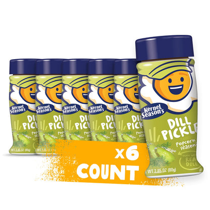 Kernel Season s Popcorn Seasoning, Dill Pickle, 2.85 Ounce (Pack of 6)