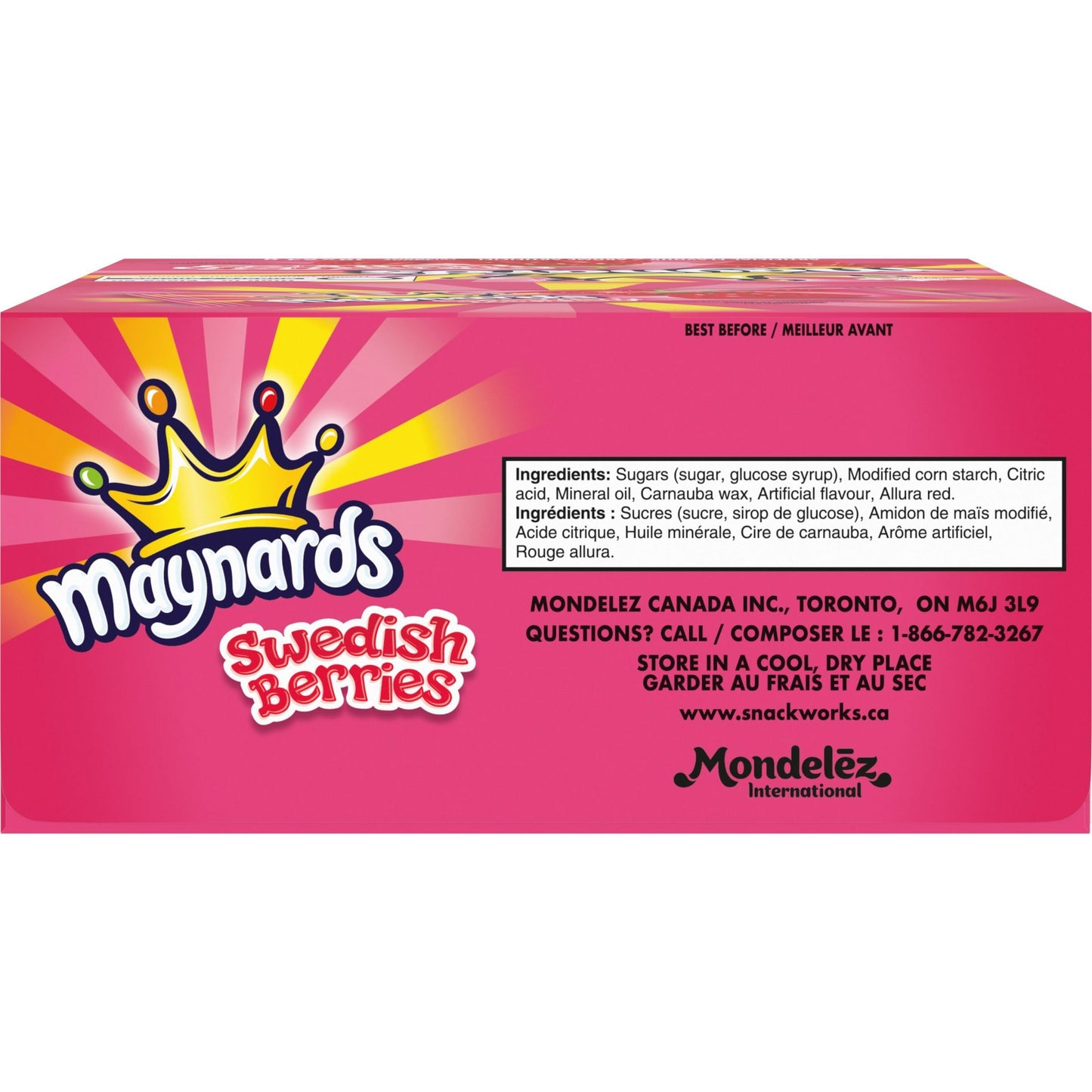18ct Maynards Swedish Berries (64g / 2.2oz per packet)