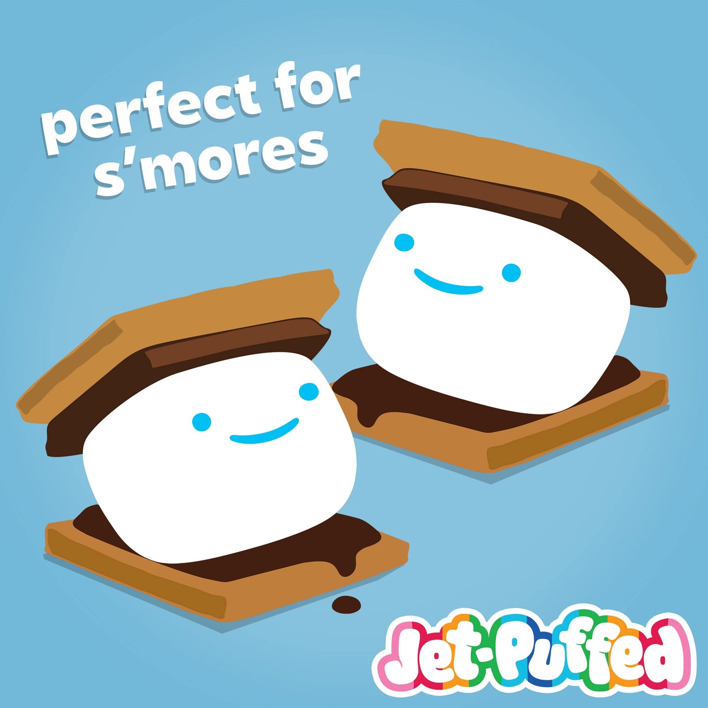 Jet Puffed Jumbo Marshmallow Snack, 24 Ounce - 8 per case.