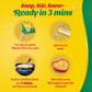 Saffola Masala Oats Veggie Twist, 500 Grams (17.63 Oz) - Vegetarian