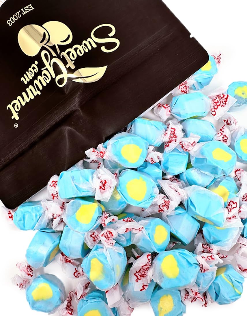 SweetGourmet Passion Fruit Salt Water Taffy Bulk Candy | 1 Pound