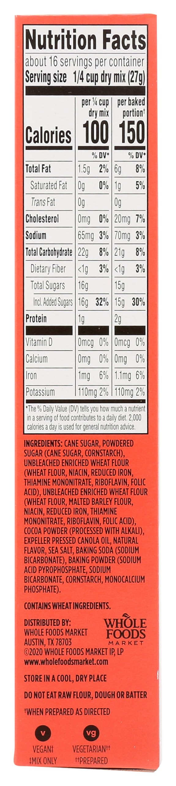 365 by Whole Foods Market, Chocolate Fudge Brownie Mix, 15 Ounce