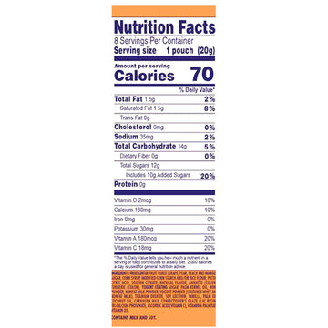 Welchs Fruit N Yogurt Mango-Peach Fruit Snacks 1 Box Of 8 (0.7Oz) Pouches