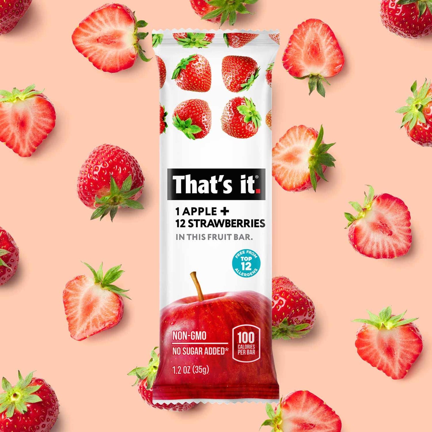 Thats it. Variety Pack 100% Natural Real Fruit Bar, Best High Fiber Vegan, Gluten Free Healthy Snack, Paleo for Children & Adul