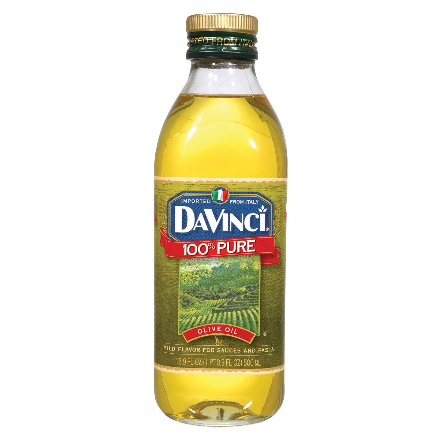 Davinci, Oil Olive Pure 100%, 17 Oz, (Pack Of 12)
