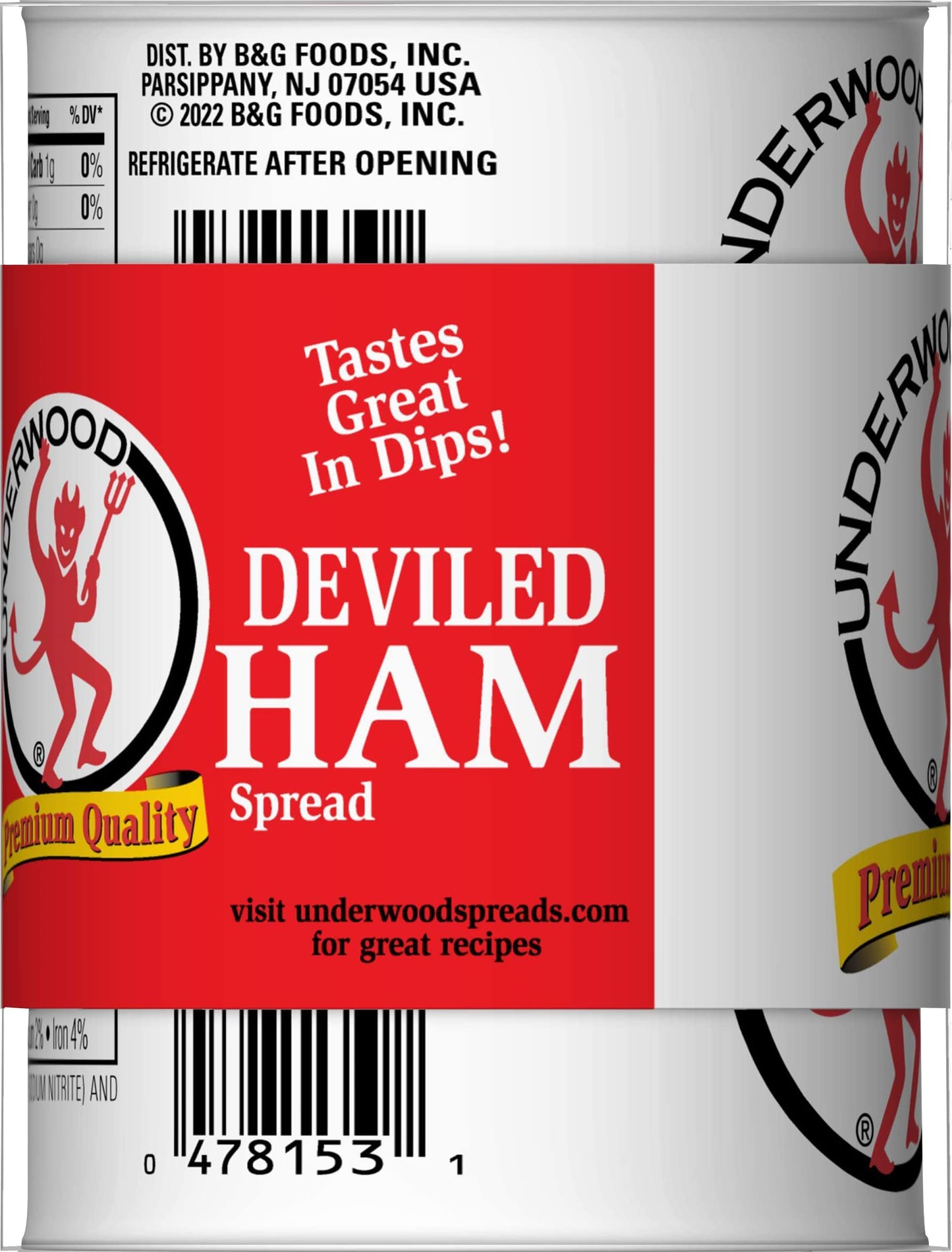 Underwood Deviled Ham Meat Spread, 4.25 Ounce (Pack Of 4)