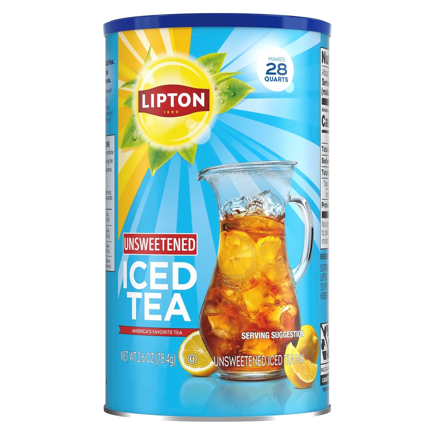 Lipton Black Tea - 3 Ounce (Pack of 6) - Model 00041000211317 - No Color