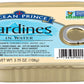 Ocean Prince Sardines In Water, 3.75 Ounce Cans (Pack Of 12)