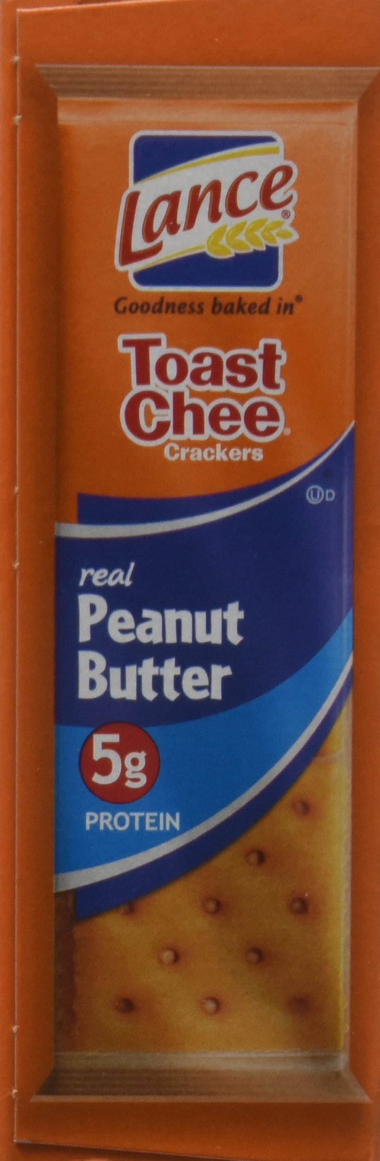 Lance Cracker Sandwiches On-The-Go Packs - Toast Chee with Peanut Butter - 1.5 oz - 8 Count