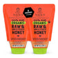 Nature Nate s 100% Pure USDA Organic Raw & Unfiltered Honey, Two 14 oz. No-Drip Sustainable Squeeze Pouches; Purity Guarantee, 