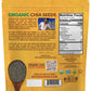Mayorga Organic Raw Chia Seeds, 3Lb Resealable Bag | Superfood W/Plant-Based Omega 3 & Vegan Protein | Usda Certified, Gluten-Fr