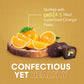 Dorrel Belgian Dark Chocolate Covered Medjool Dates Stuffed With Candied Orange Peel, High-Energy Source, Nutritious And Sweet S