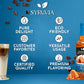 Syruvia 4 Pack Sugar-Free Salted Caramel Coffee Syrup - 25.4 Fl Oz - Syrup For Coffee, Lattes, Shakes, Smoothies, Desserts - 100