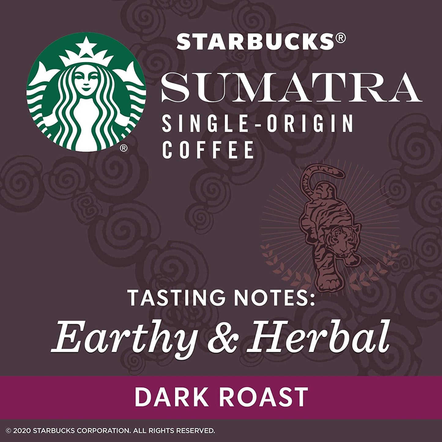 Starbucks Sumatra K-Cup Pods for Keurig malt-inspired, 24 Count, Model 6211188818