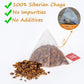 ULTHMOK Chaga Tea Bags, 100% Pure Siberian Wild Harvest, Caffeine Free, 60 Count