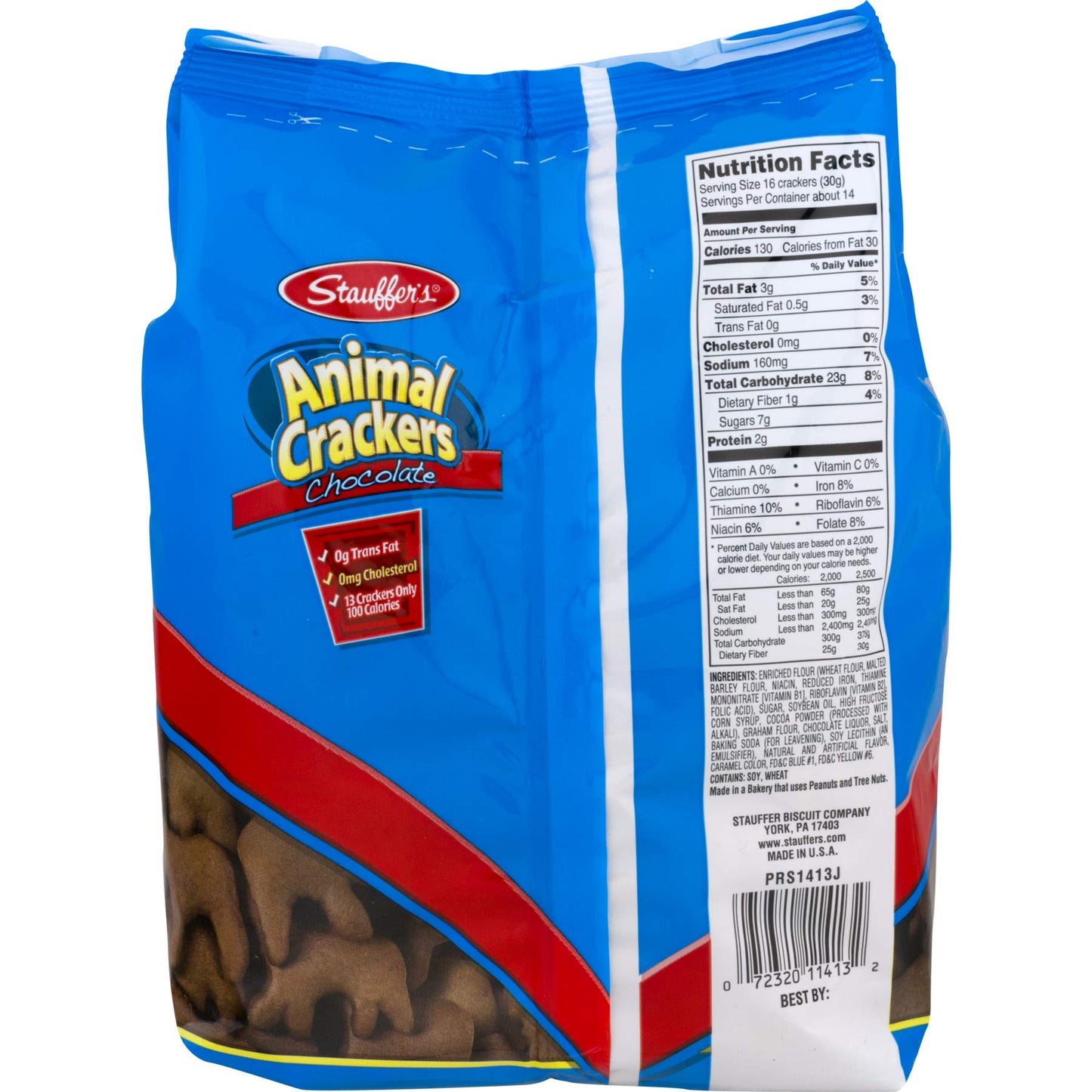 Stauffer'S Original, Iced Or Chocolate Animal Cookies (Chocolate, 3 Bags)
