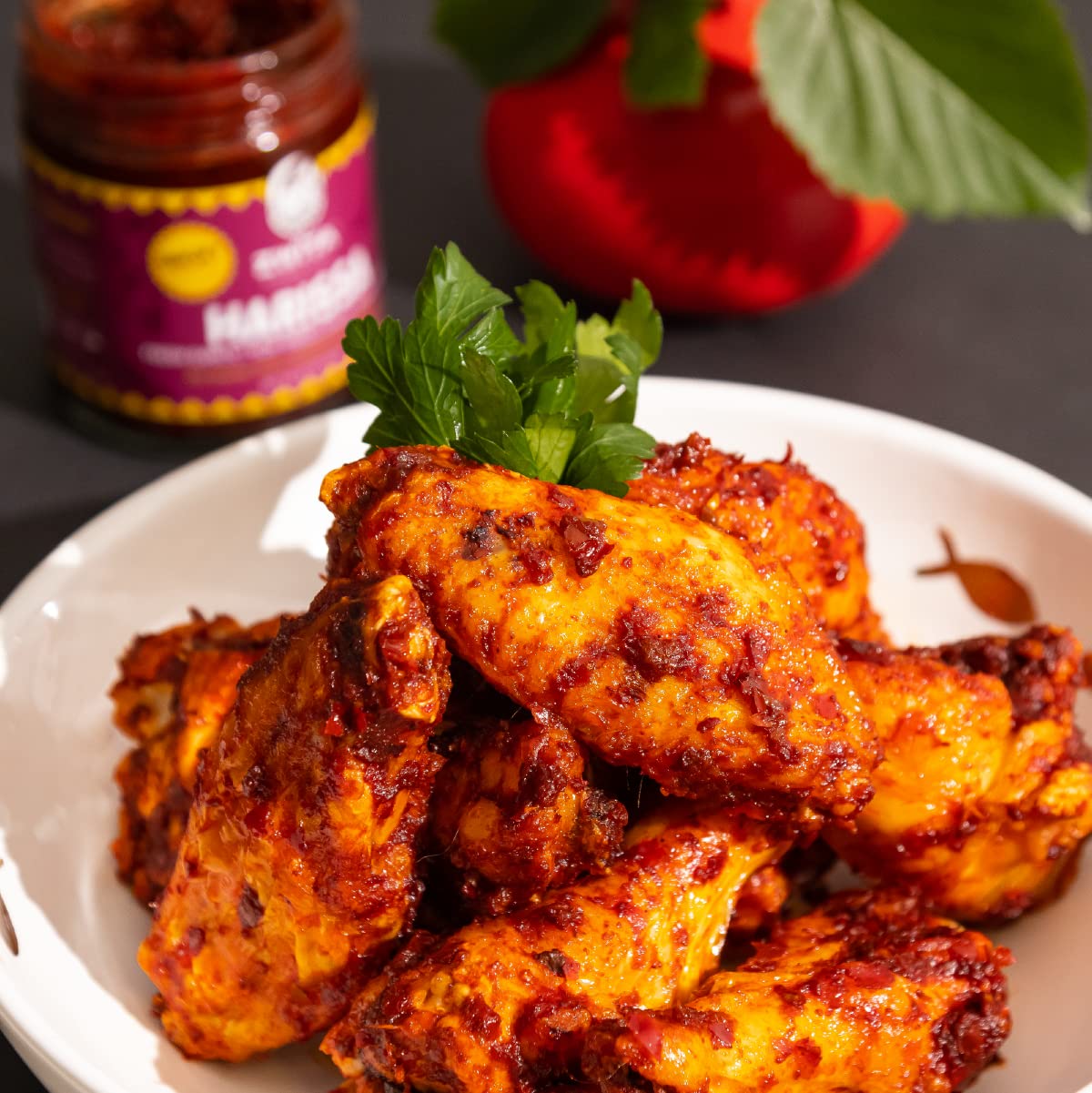 Zwita Mild Harissa 6Oz | Tunisian Thick Sun Dried Chili Paste | Not Spicy | Harissa Paste | Sun Dried Chilis, Fresh Garlic, Extr
