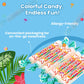 Smarties Tropical Candy Rolls - Gluten Free & Vegan Tropical Flavor Treats - Hard Candy Individually Wrapped - Peanut Free Plant