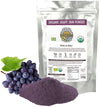 Organovita Organic Grape Skin Powder | Blend In Smoothies, Cakes | High Fiber Content, W/Cold-Pressed Natural Ingredients, Glute