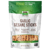 Now Foods, Garlic Sesame Sticks, Product Of The Usa, Certified Non-Gmo, 9-Ounce (Packaging May Vary), Pack Of 15