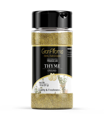 GranAroma Ground Thyme, 1.8 oz, Traditional Herb, Aromatic
