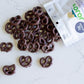 JOJOs Dark Chocolate Covered Pretzels, Gluten Free, Healthy Snack, Low Sugar, Low Carb, Non GMO, Paleo & Keto Friendly, Made wi