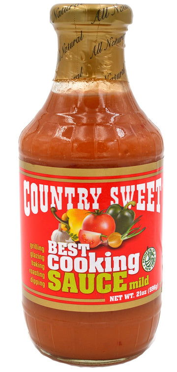 Country Sweet Sauce - Premium Cooking And Finishing Sauce (Mild, 21 Ounces)