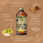 Portland Syrups Bright Chai Syrup - Organic Cane Sugar - 12 Fl Oz - Ideal for Coffee, Cocktails, Mocktails & Sodas