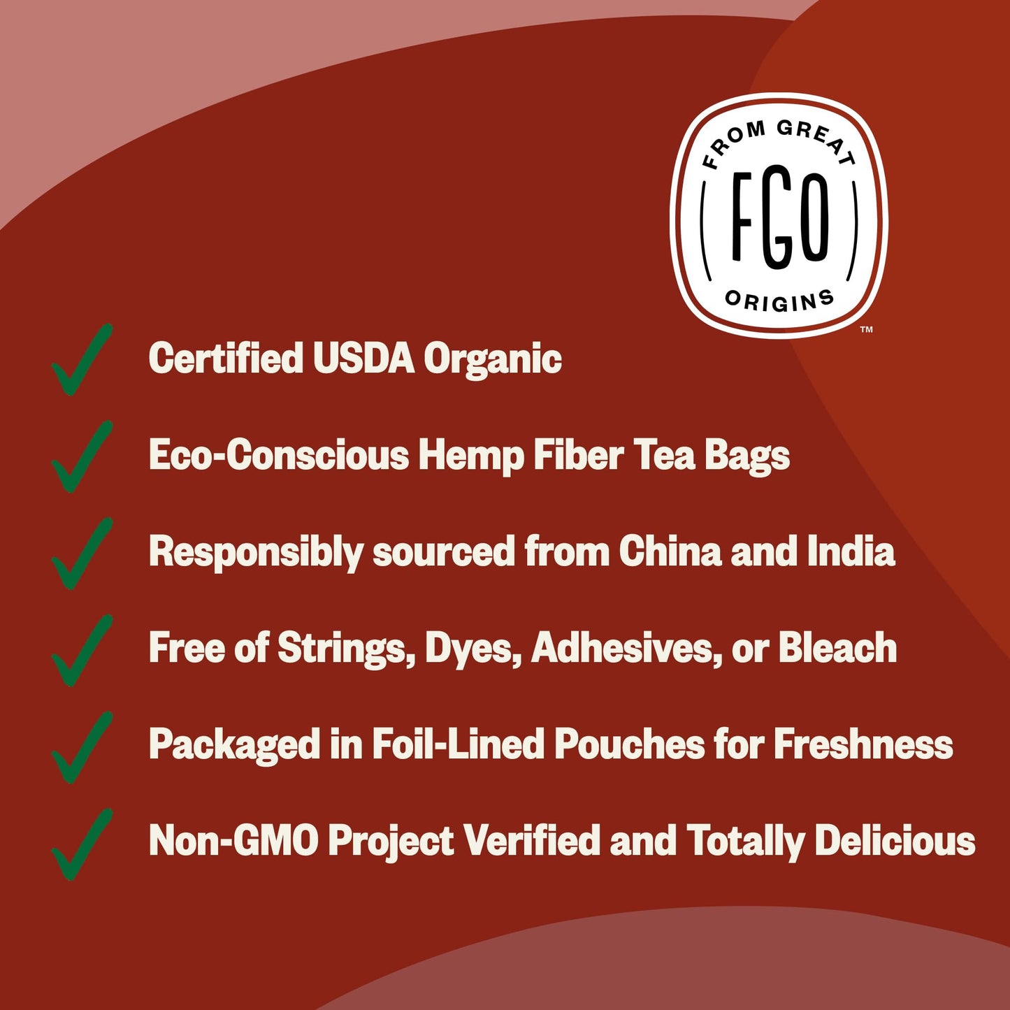 Fgo Organic English Breakfast Black Tea, Eco-Conscious Tea Bags, 100 Count, Packaging May Vary (Pack Of 1)