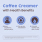 Nativepath Keto Coffee Creamer Powder French Vanilla - Keto-Friendly, Non-Dairy & Low Sugar Creamer. Made With Grass-Fed Collage