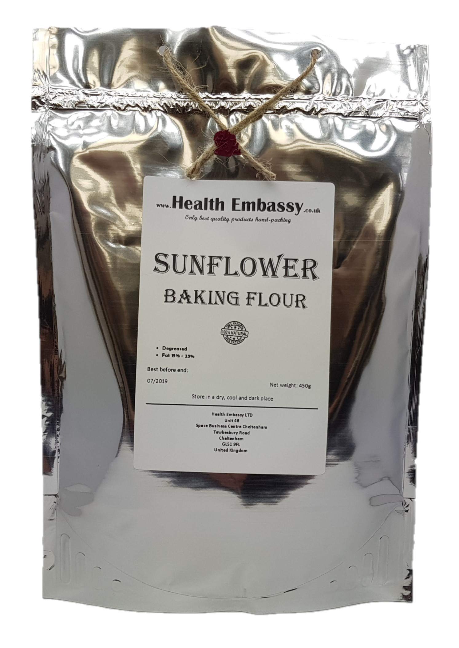 Health Embassy Sunflower Baking Flour | 100% Natural (450g)