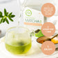 Aiya Organic Matcha Infused Genmaicha | Organic Ceremonial Matcha Green Tea, Organic Genmaicha | 10 Count