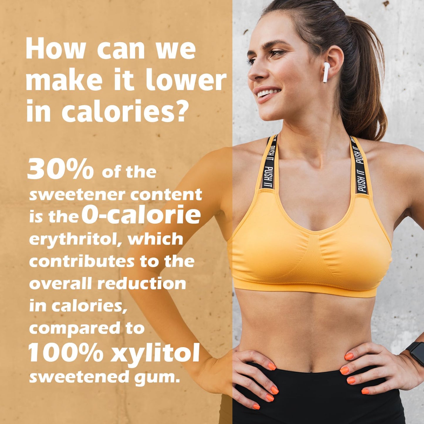 Dc24 Daily Care Gum, Aspartame Free & Sugar Free, Xylitol Chewing Gum With Erythritol, Low-Calorie, Sugarless, Fresh Fruit Flavo