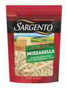 Sargento Natural Mozzarella Shredded Cheese, Traditional Cut, 8 oz