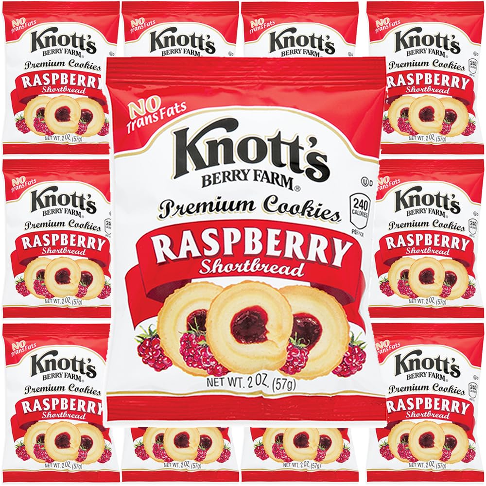 CASI HOME Raspberry Cookies - Bulk Pack of 12 - 2 oz Small Cookies