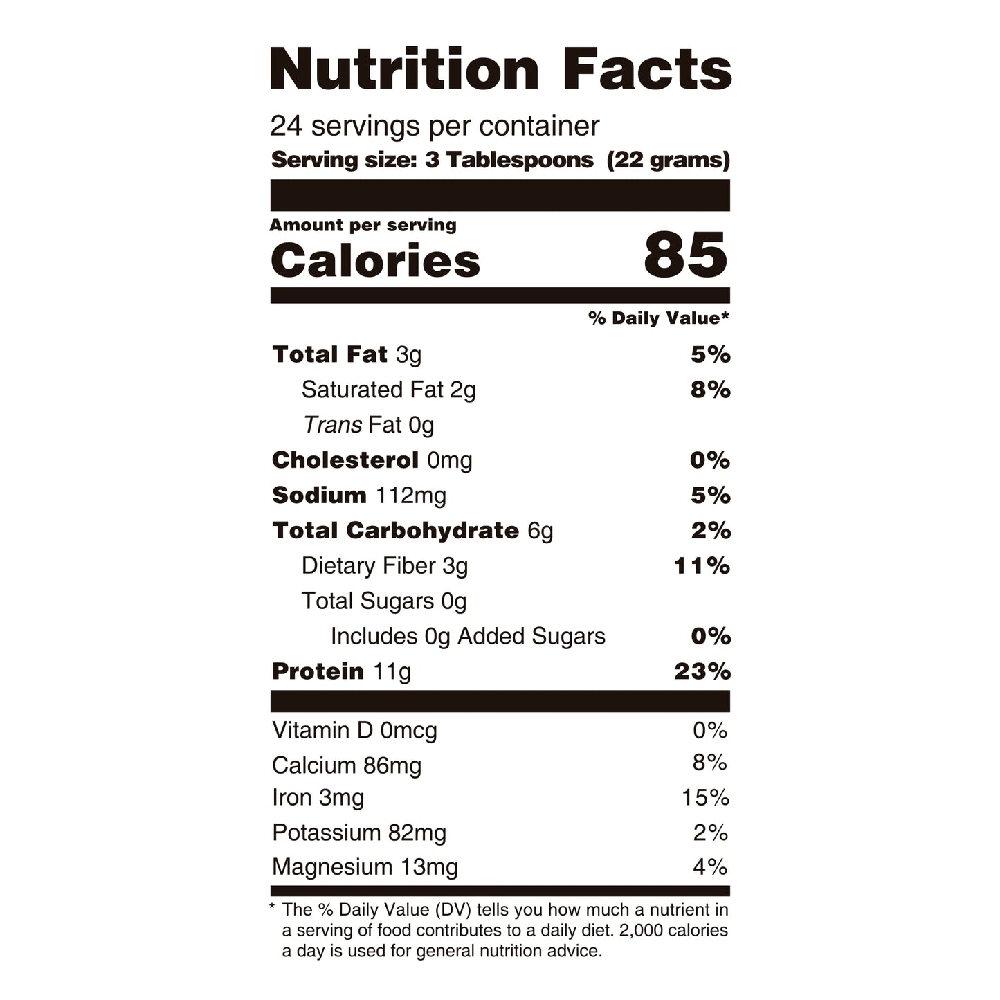 Pure Food Vegan Protein Powder - Organic, Gluten-Free, Low-Carb, High-Fiber, 530g Raw Cacao (Chocolate) Flavor