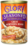 Glory Foods, Great Northern Beans, 15.5oz Can (Pack of 6)