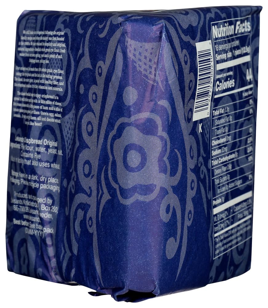 Leksands Original Triangle Crispbread 7.05 Oz Each (3 Items Per Order)
