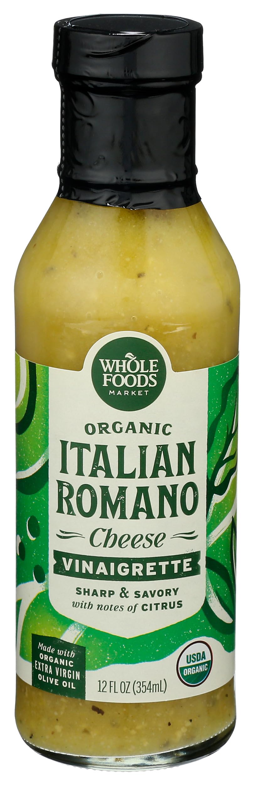 Whole Foods Market Organic Italian Romano Vinaigrette, 12 Fl Oz