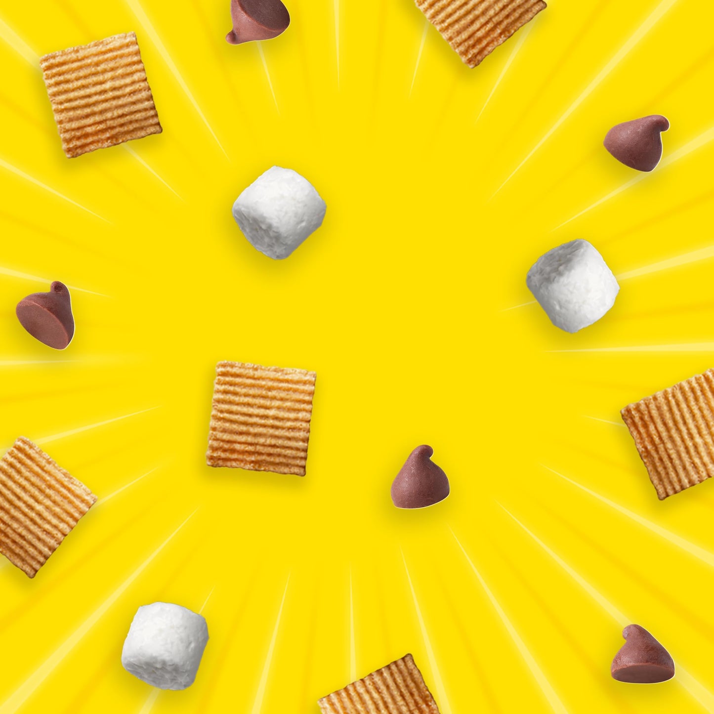 Golden Grahams Breakfast Cereal Treat Bars, S'Mores, Snack Bars, 8 Ct (Pack Of 6)