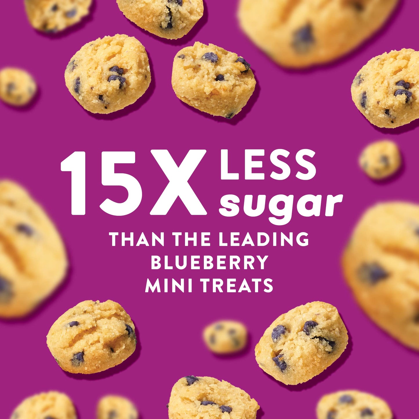 Highkey Blueberry Muffin Mini Treats, Gluten Free And Grain Free, Low Carb Keto Snack, Zero Sugar, 2 Oz Bags (Pack Of 6)