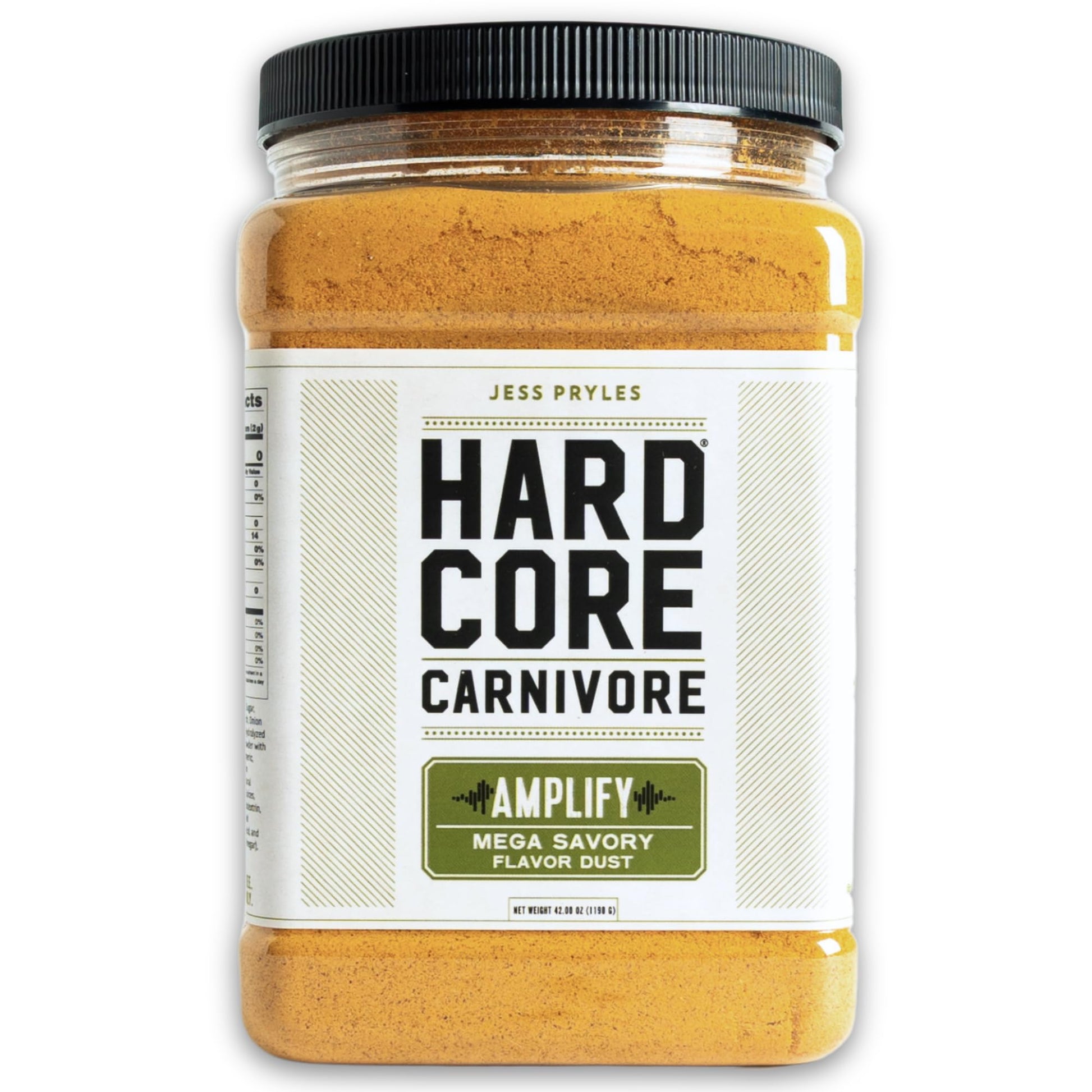 Hardcore Carnivore Amplify Seasoning - Umami Flavor Dust, 42 oz Mega Pack, All-Purpose Blend for Meat and Veggies