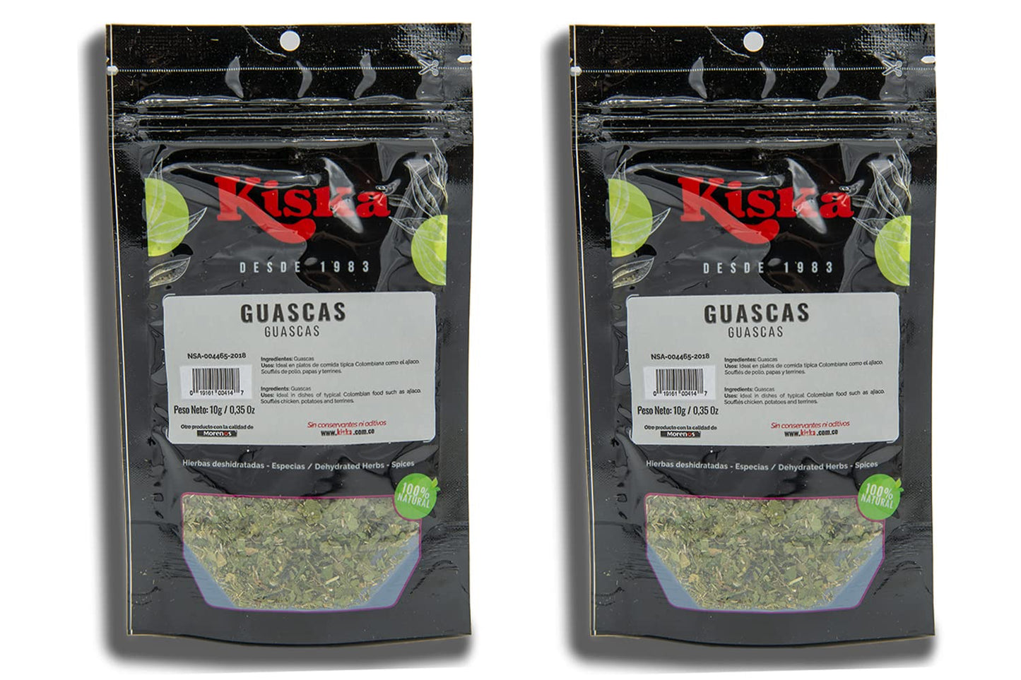 Guascas Bundle - Includes Two Bags Of Guascas Kiska. Comes In A Despensa Colombiana Bag