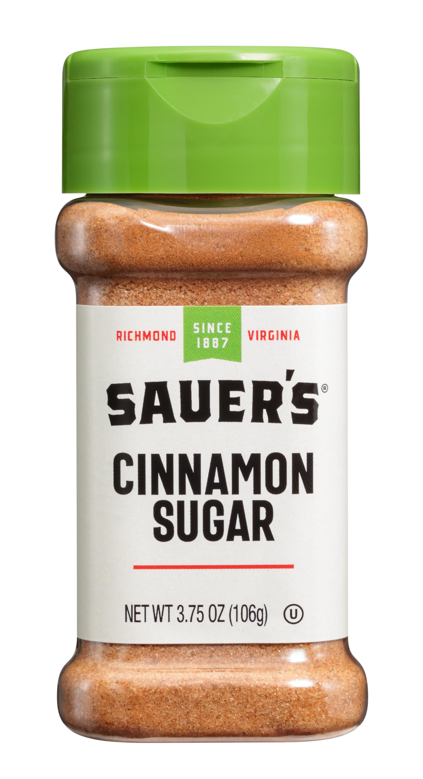 Sauer's Cinnamon Sugar, 3.75 Ounce (Pack of 1)