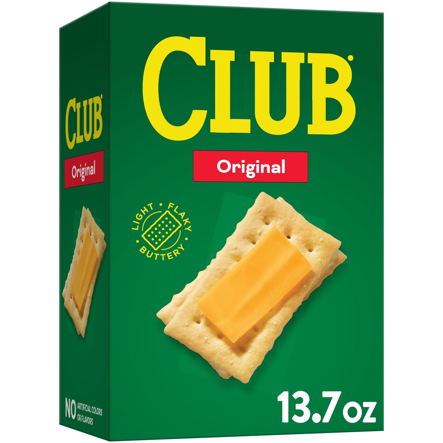 Club Crackers, Lunch Snacks, Snack Crackers, Original, 13.7oz Box (1 Box)