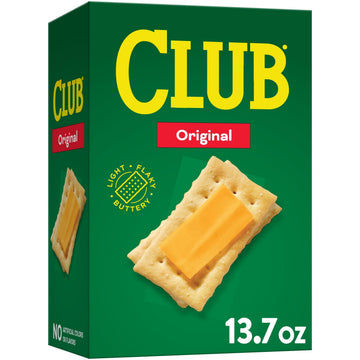 Club Crackers, Lunch Snacks, Snack Crackers, Original, 13.7oz Box (1 Box)