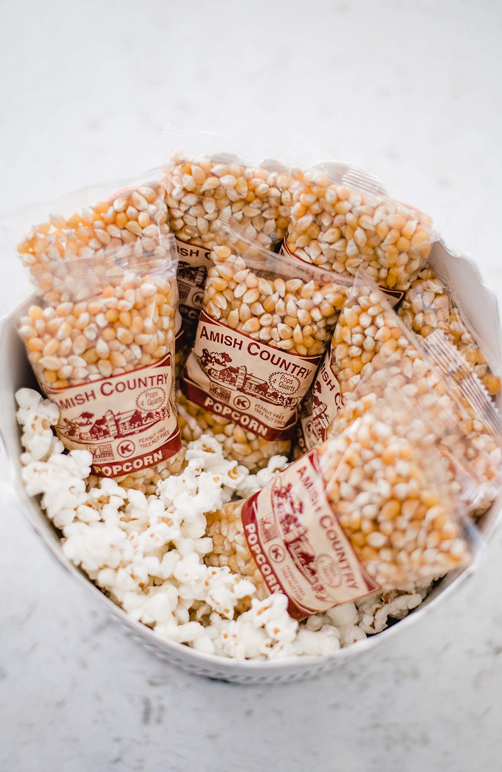 Amish Country Popcorn | 10-4 oz Bags - Baby Yellow Popcorn Kernels | Old Fashioned, Non-GMO and Gluten Free (10-4 oz Bags)
