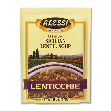 Alessi Autentico Premium Soups, Traditional Flavors, Sicilian Lentil (Sicilian Lentil, 6 Ounce (Pack Of 1))