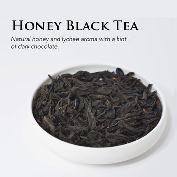 Honey Black Tea - 2025 Fresh Harvest - No Sweetener - No Added Flavors - Loose Leaf Black Tea From Taiwan - Tea Gift, Hot, Iced,