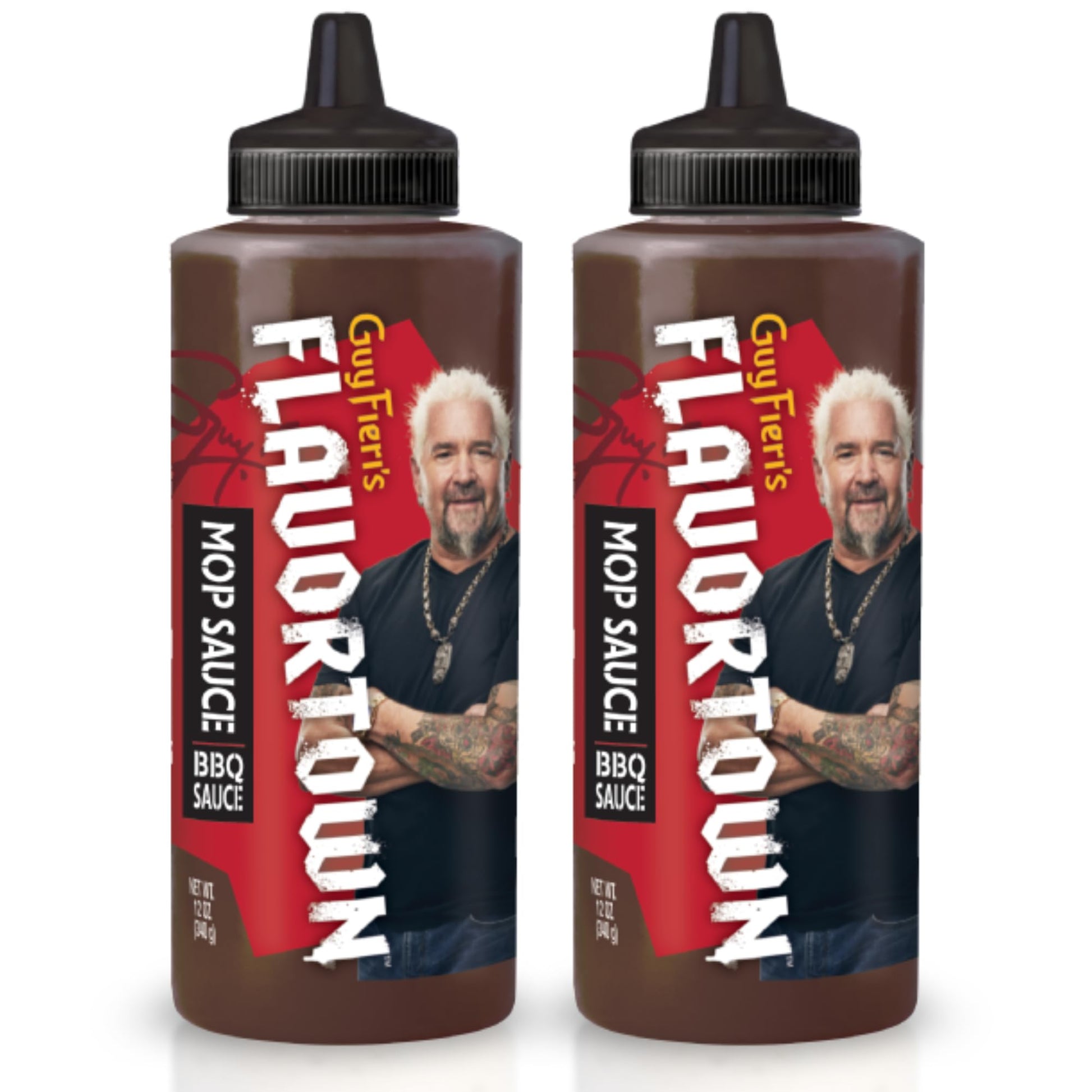 Guy Fieris Flavortown Mop BBQ Sauce, Sweet and Tangy, 14 Ounce (Pack of 2)